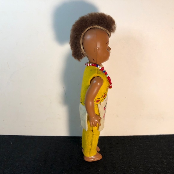 1950s Native American Doll W/Mohawk sleepy eyes 👀 - Picture 7 of 13